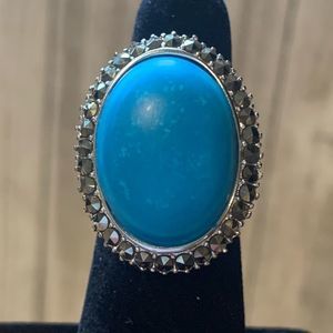 Sterling Silver DW Turquoise Ring